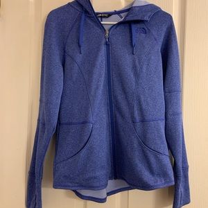Northface purple zip up coat!